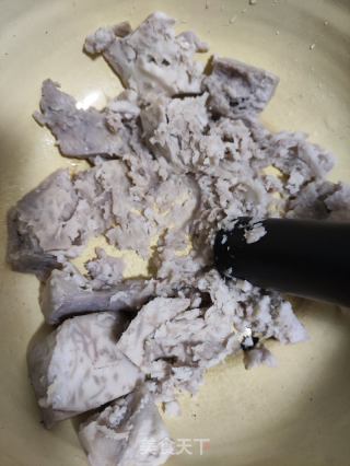 芋泥芝麻汤丸的做法步骤：2