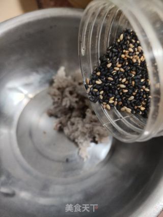 芋泥芝麻汤丸的做法步骤：3
