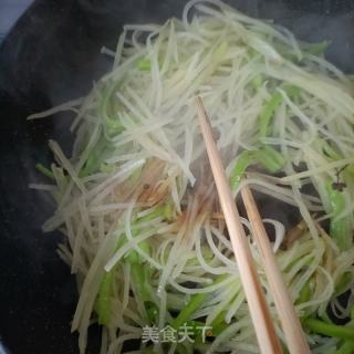 青椒土豆丝的做法步骤：8
