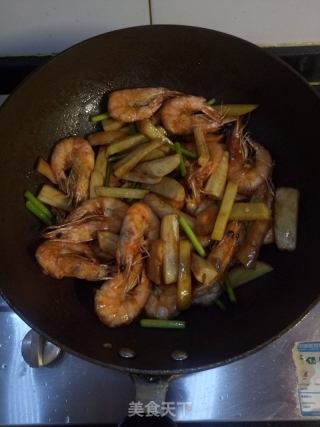 干锅大虾的做法步骤：8