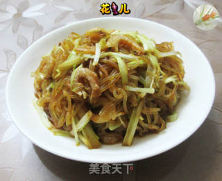 开洋韭黄炒魔芋丝的做法