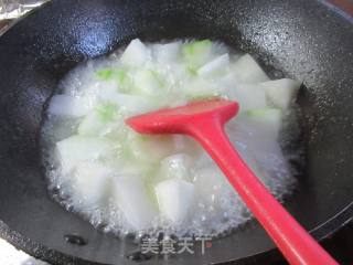 双菇烧冬瓜的做法步骤：3