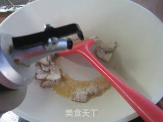 肉片香干炒红皮萝卜的做法步骤：4