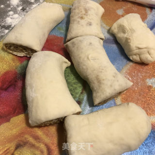 烤小麦胚芽夹心馒头的做法步骤：11