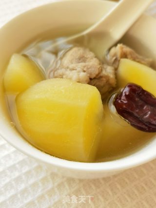 雪莲果瘦肉汤的做法步骤：9