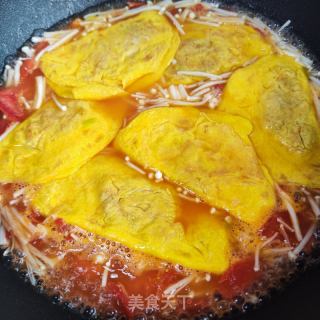 西红柿菌菇蛋饺汤的做法步骤：8