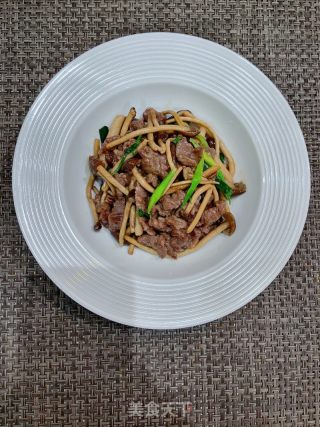 茶树菇炒牛肉的做法步骤：11