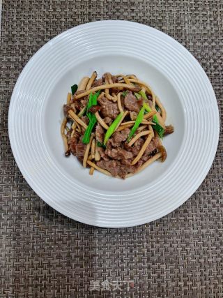 茶树菇炒牛肉的做法步骤：14