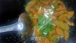 清炒南瓜片的做法步骤：4