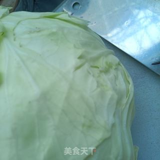 莲花白拌鸽胸肉的做法步骤：3