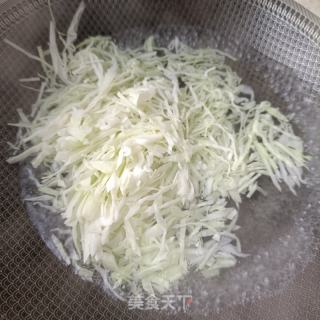 莲花白拌鸽胸肉的做法步骤：10