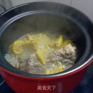 龙骨玉米冬瓜汤的做法步骤：12