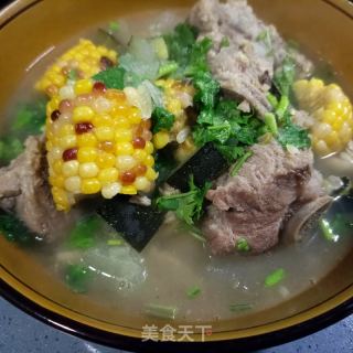 龙骨玉米冬瓜汤的做法步骤：17