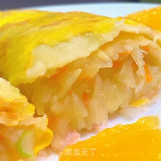 培根土豆丝卷饼的做法步骤：16