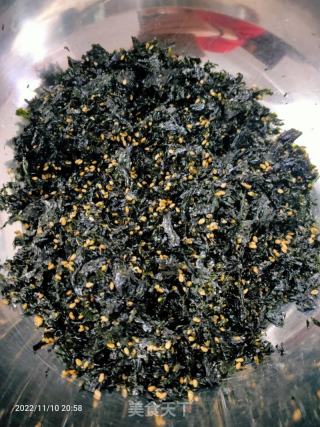 拌饭芝麻紫菜碎（面包机版）的做法步骤：4