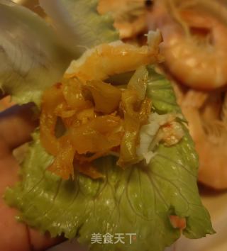 生菜鲜虾卷的做法步骤：10