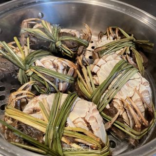 蟹黄拌饭的做法步骤：1