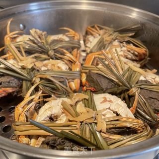 蟹黄拌饭的做法步骤：4