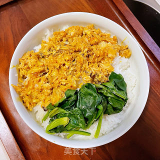 蟹黄拌饭的做法步骤：8