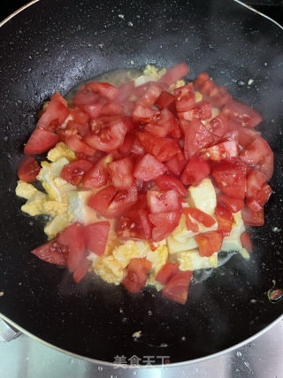番茄鸡蛋豆腐的做法步骤：7