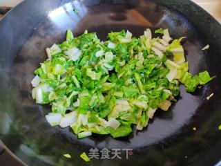 煎蛋炒快菜的做法步骤：5