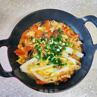 白菜牛杂炖粉条的做法