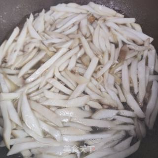 鸡蛋炒杏鲍菇的做法步骤：6