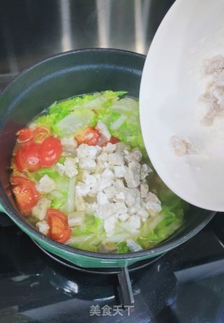 窝头白菜汤的做法步骤：10