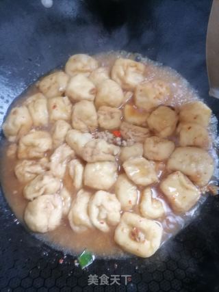 肉沫油豆腐的做法步骤：4