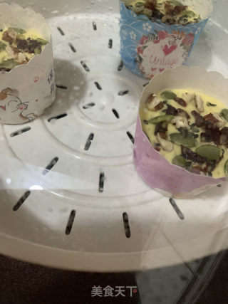 粗粮堅果小發糕的做法步骤：9