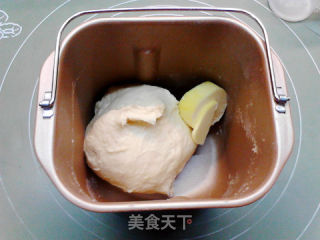 玫瑰红糖麻糬吐司的做法步骤：3