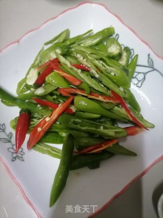 青椒肉丝的做法步骤：5