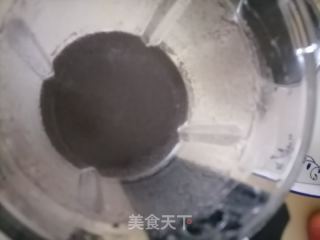 山药黑芝麻糊的做法步骤：3