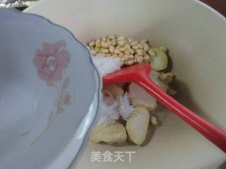 黄豆魔芋结烧鲜素鸡的做法步骤：5