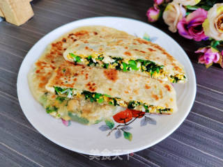 芥菜鸡蛋豆腐馅饼的做法步骤：17