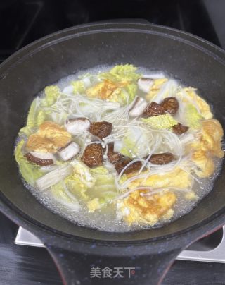 香菇白菜汤的做法步骤：7