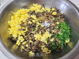 干槐花鸡蛋馅包子的做法步骤：8