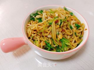 鸡蛋炒米粉的做法步骤：7