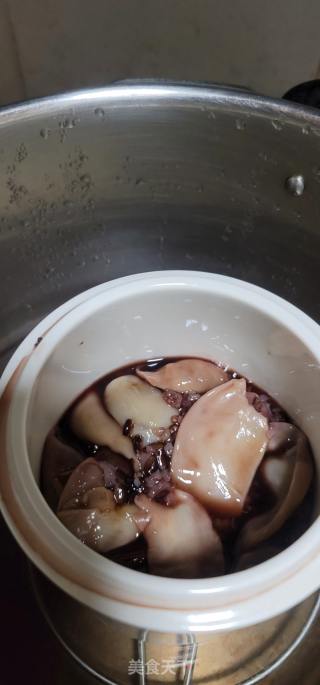鱼胶炖紫糯米的做法步骤：5