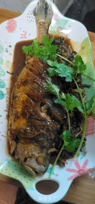 酸菜烧黄花鱼的做法步骤：11