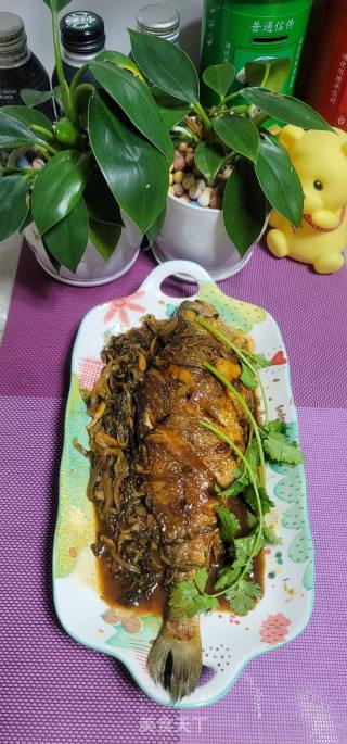 酸菜烧黄花鱼的做法步骤：13