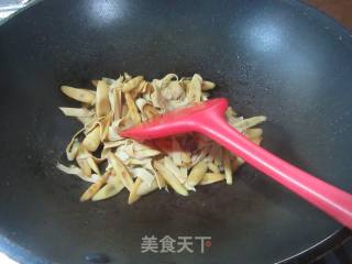 千张条炒野山笋的做法步骤：10