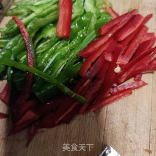 薄皮椒炒章鱼腿的做法步骤：6