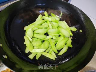 芥兰炒肉片的做法步骤：5