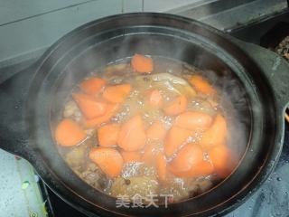胡萝卜烧鸭肉的做法步骤：16