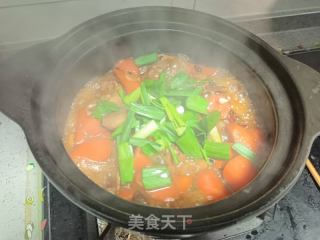 胡萝卜烧鸭肉的做法步骤：18