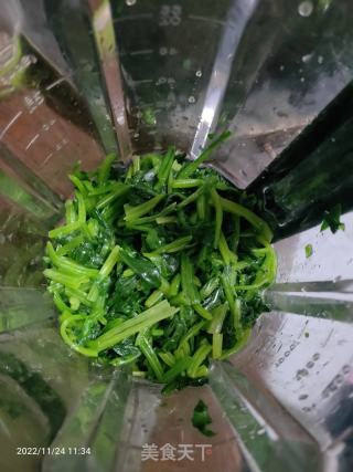 自制菠菜面条的做法步骤：3
