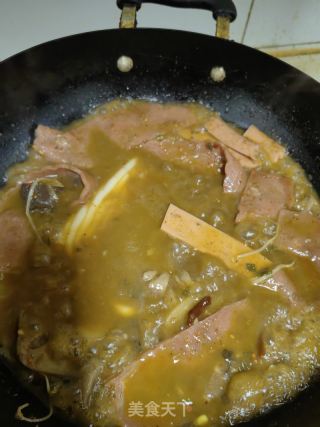 肉菜杂锅炖的做法步骤：5