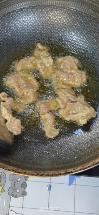 过油肉土豆片的做法步骤：6