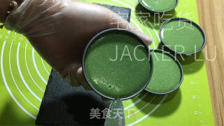 抹茶红豆布丁，嫩滑抹茶奶冻，配上甜蜜红豆，清新又治愈。的做法步骤：9